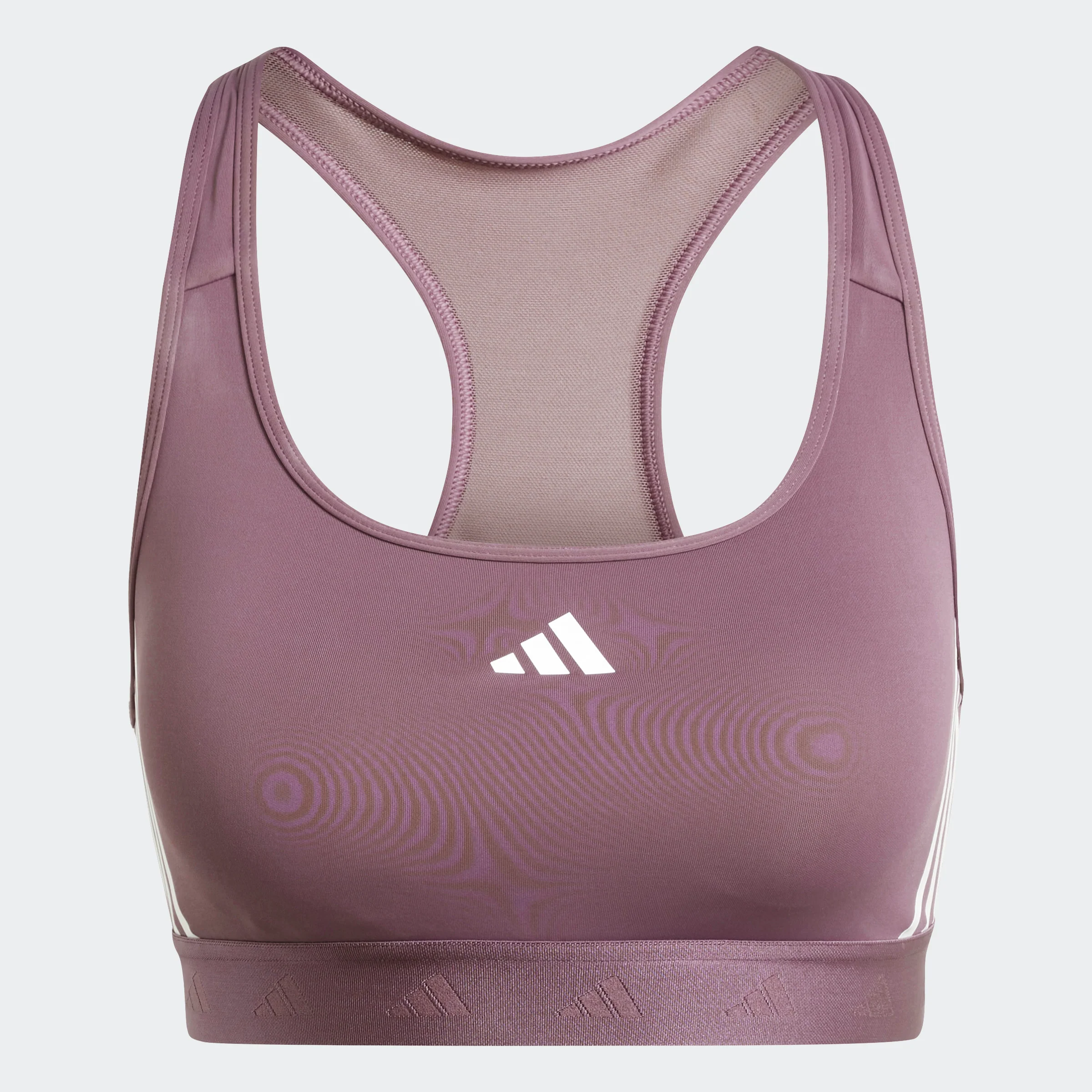 טופ אימון לנשים Powerreact Training Medium-Support Hyperglam בצבע סגול לילך - Image 8
