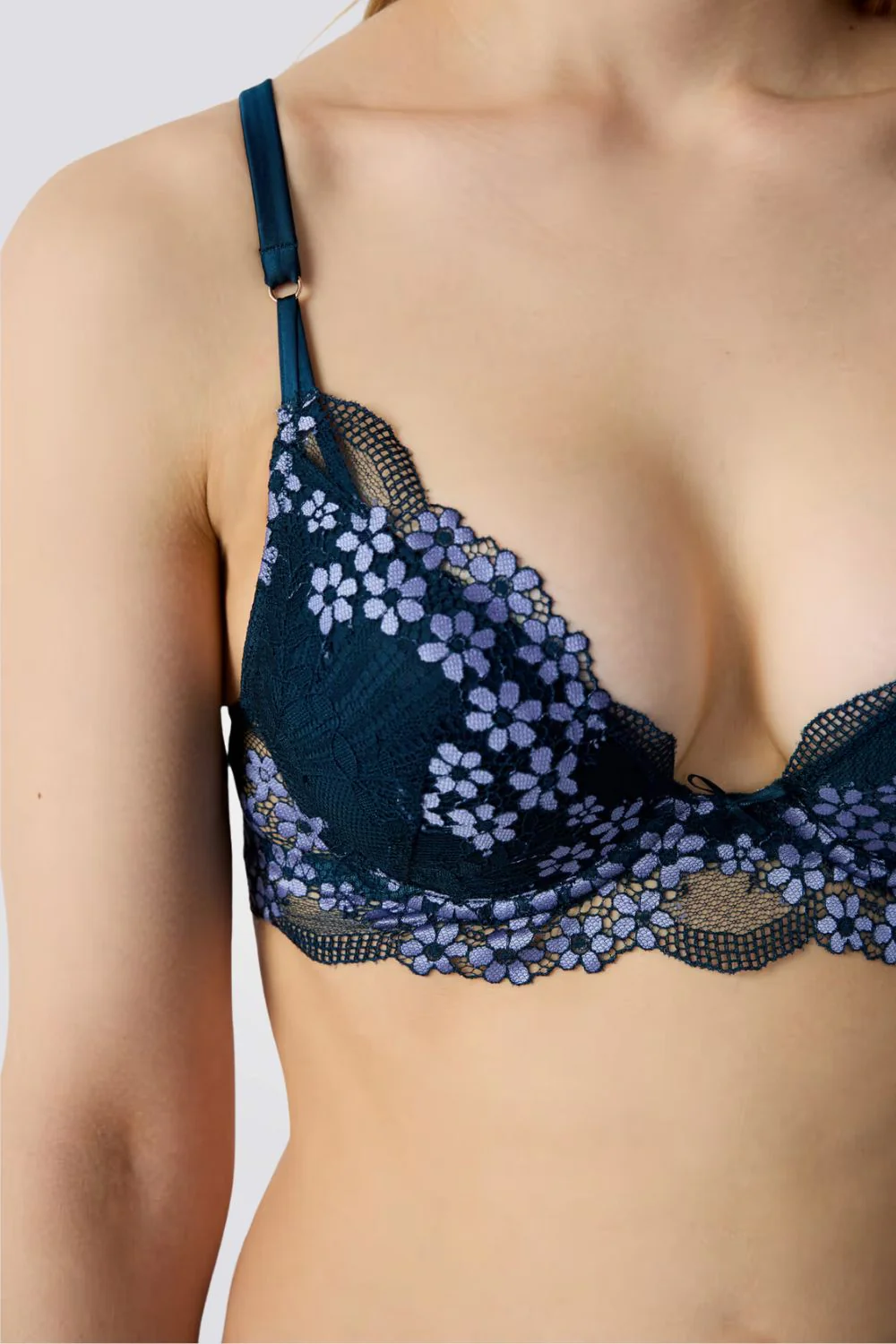 חזיית פוש אפ SOMPTUEUSE  N*2 פרחונית - Image 4