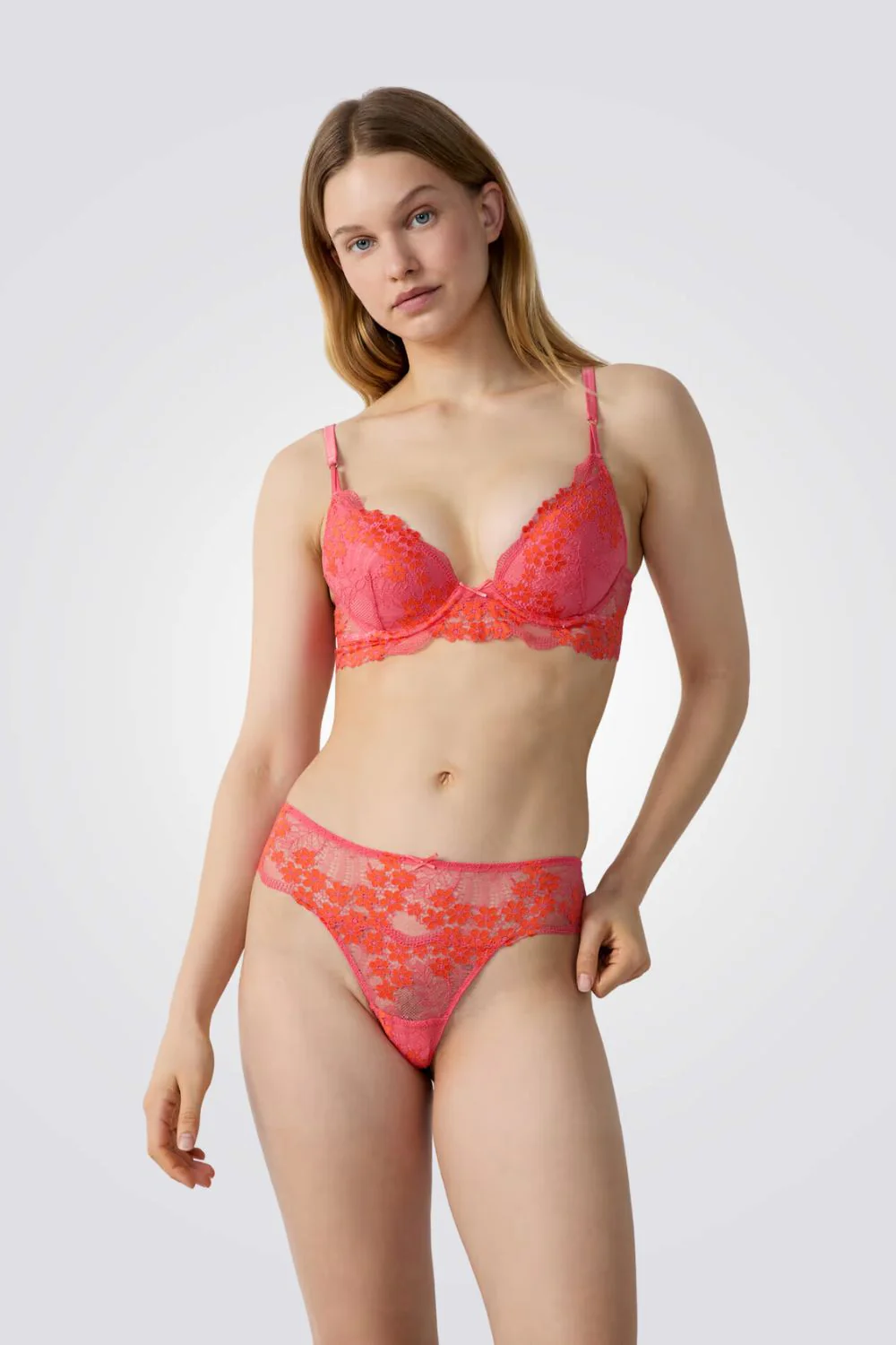 חזיית פוש אפ SOMPTUEUSE  N*2 פרחונית - Image 5