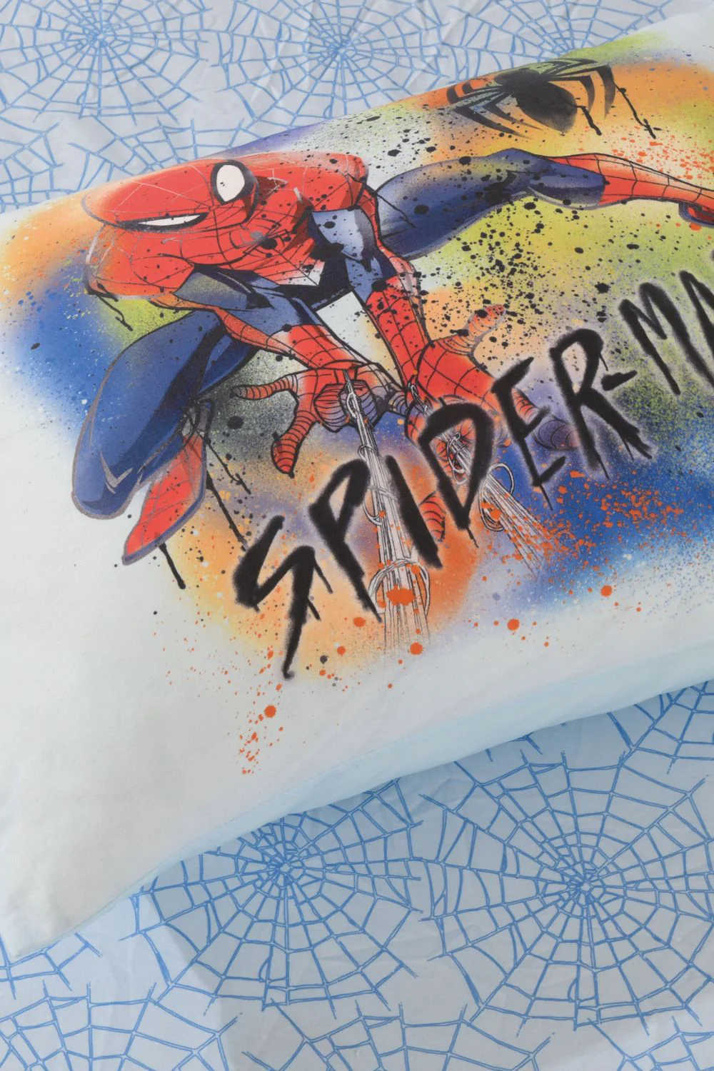 סט מצעים מיטת יחיד 90/200 ס"מ Spiderman graffiti | דיסני - Image 2