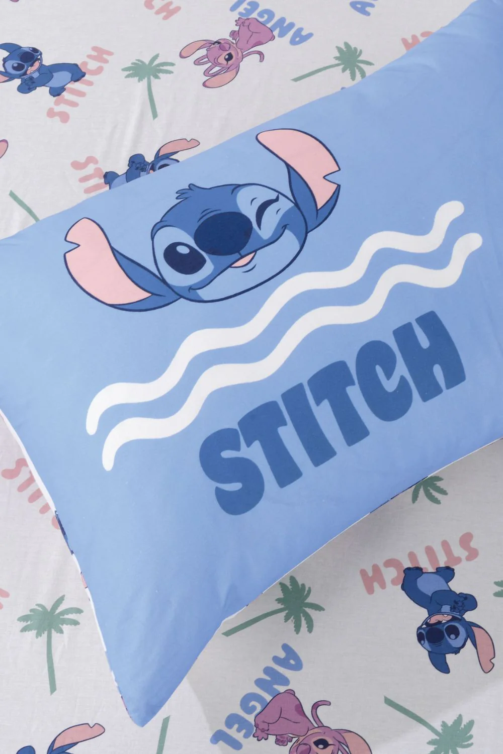 סט מצעים מיטה וחצי 120/200 ס"מ Stitch & Angel | דיסני - Image 2
