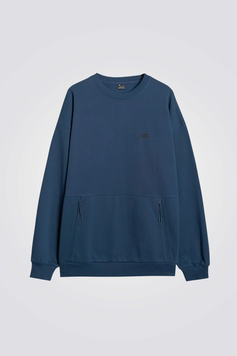 סווטשירט צווארון עגול French terry twill  לגברים | 4F