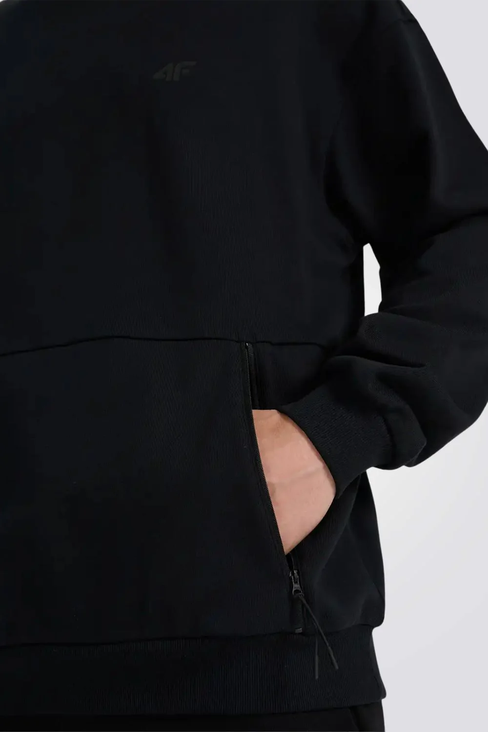 סווטשירט צווארון עגול French terry twill  לגברים | 4F - Image 3