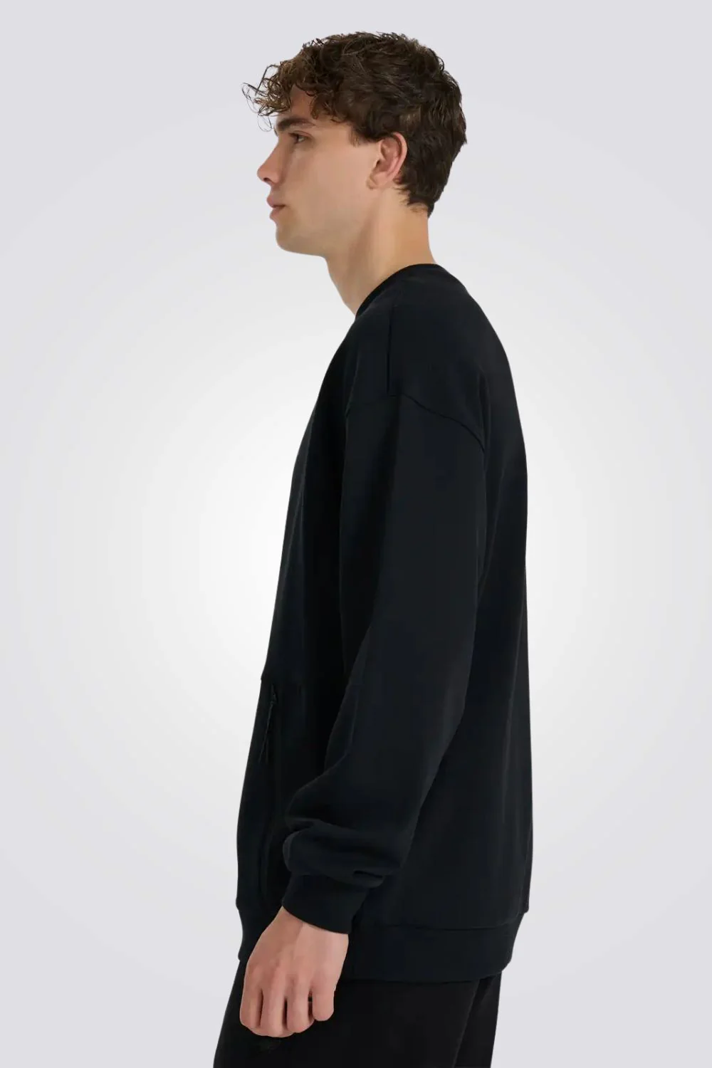 סווטשירט צווארון עגול French terry twill  לגברים | 4F - Image 5