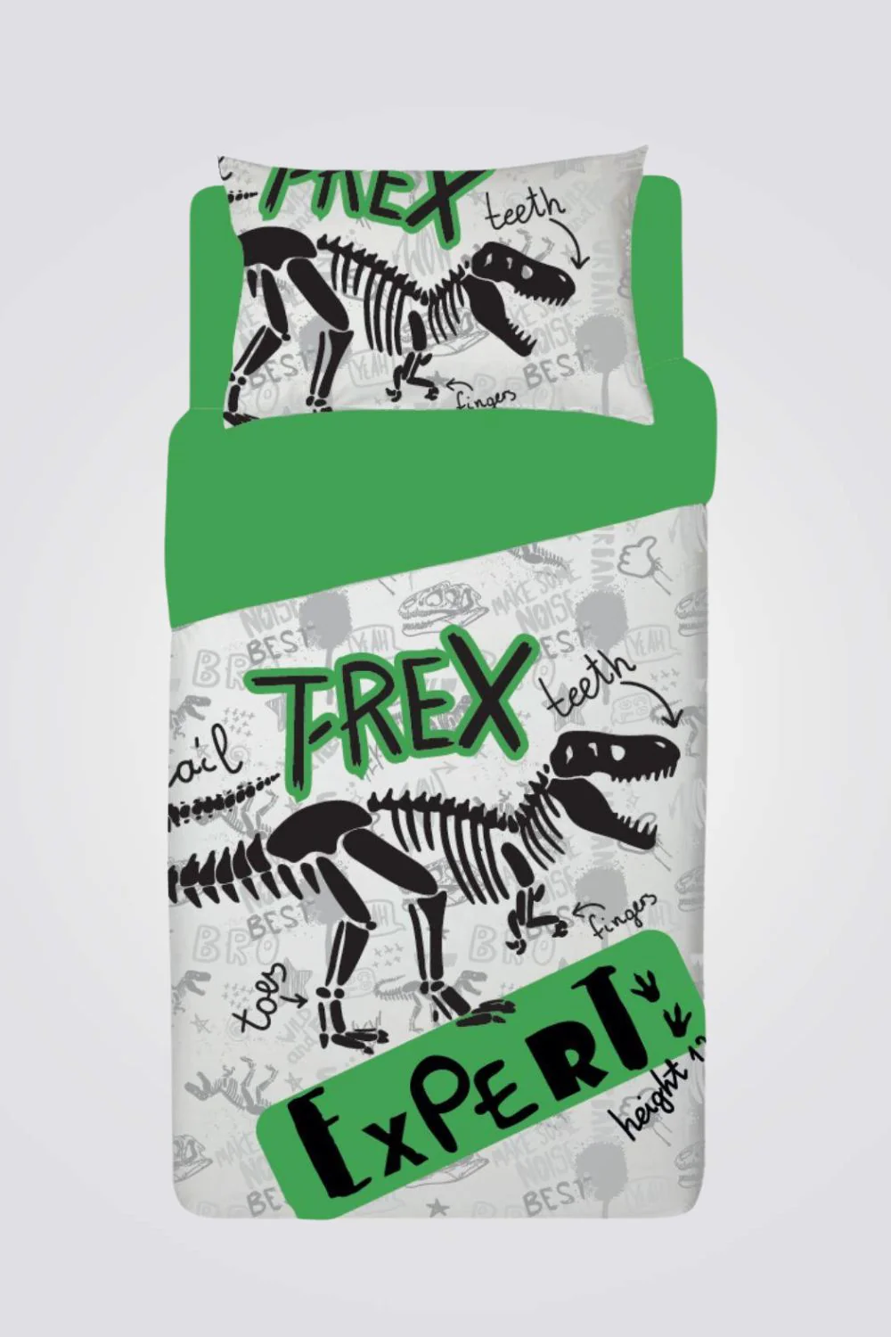 סט מצעים T-REX יחיד 90/200 - Image 2