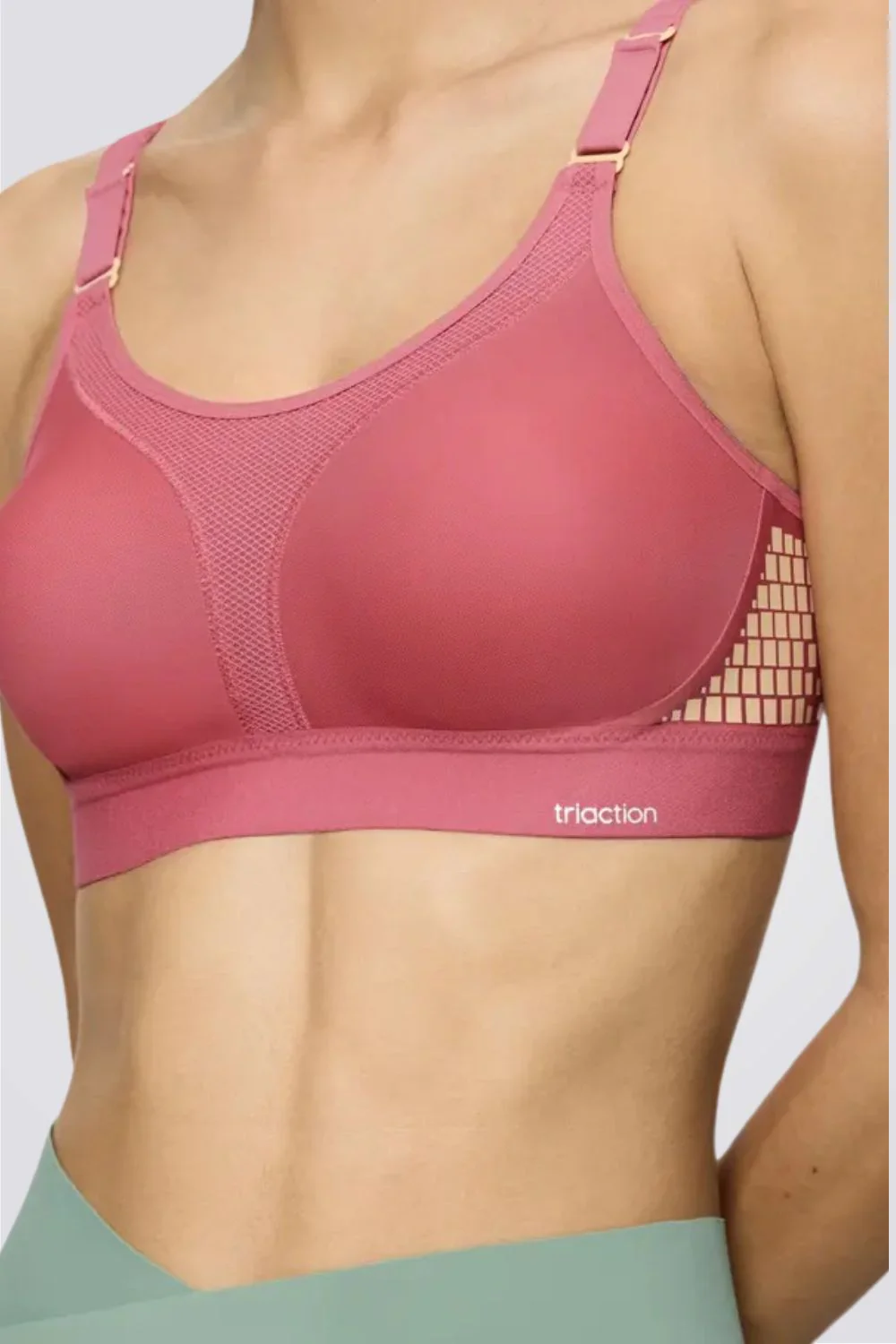 חזיית ספורט Triaction Extreme Lite N EX בצבע ורוד - Image 4