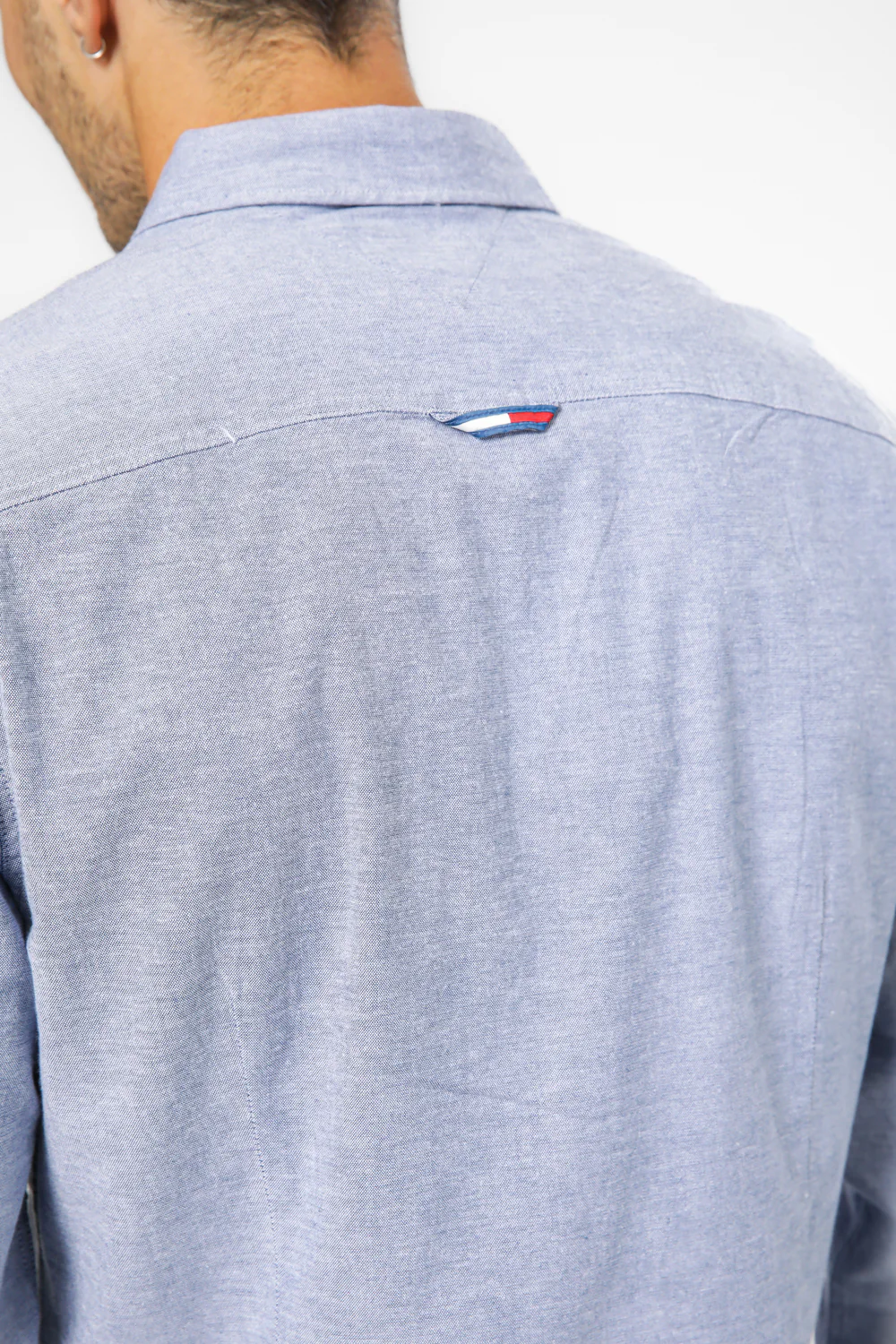מכופתרת SLIM STRETCH OXFORD בצבע כחול - Image 5