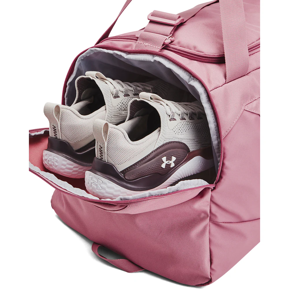 תיק אימון לנשים Undeniable 5.0 Duffle בצבע ורוד ולבן - Image 5