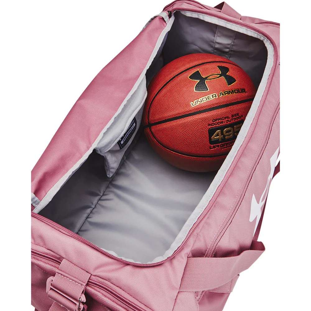 תיק אימון לנשים Undeniable 5.0 Duffle בצבע ורוד ולבן - Image 6