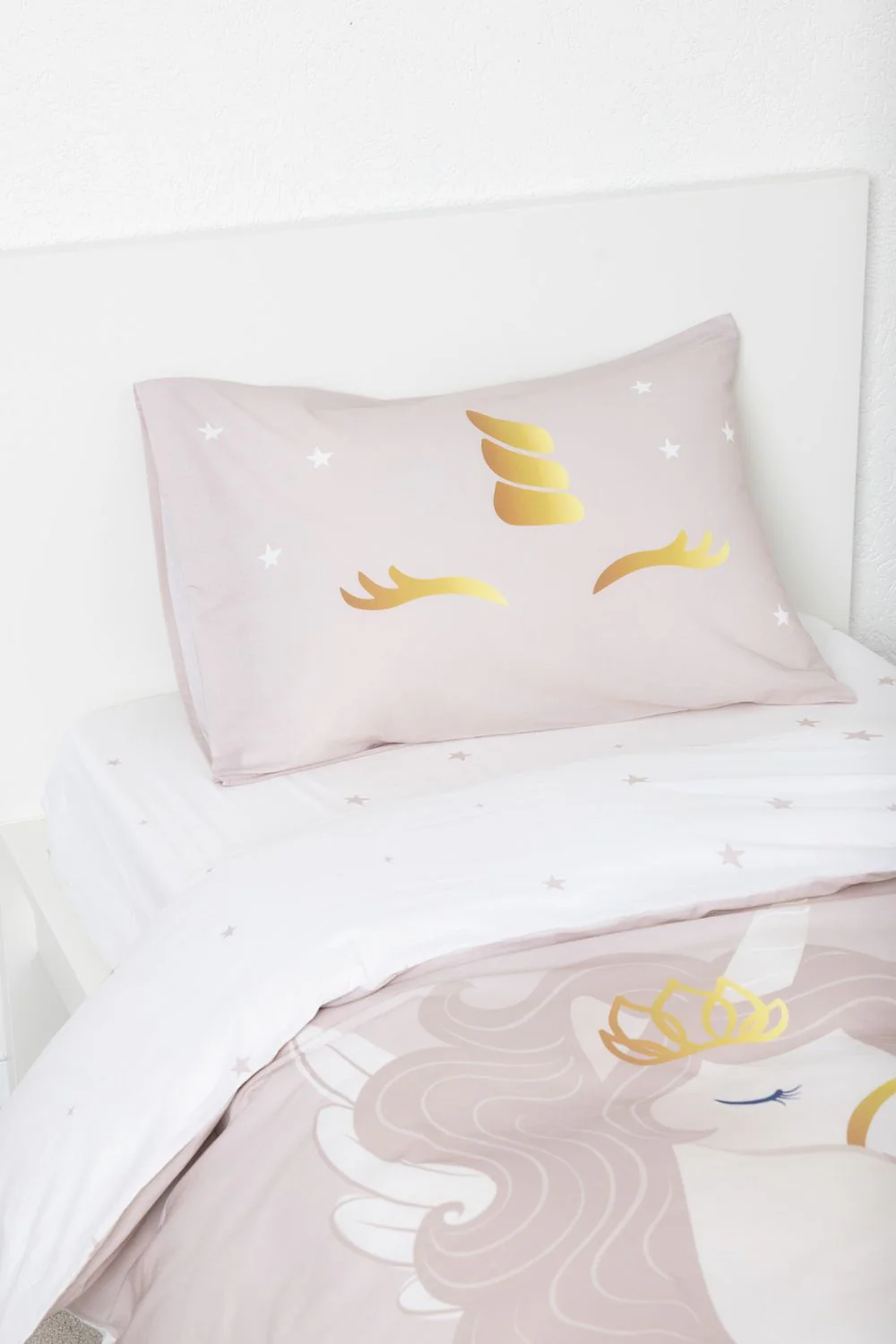 סט מצעים UNICORN GOLD מיטה וחצי 120/200 - Image 3