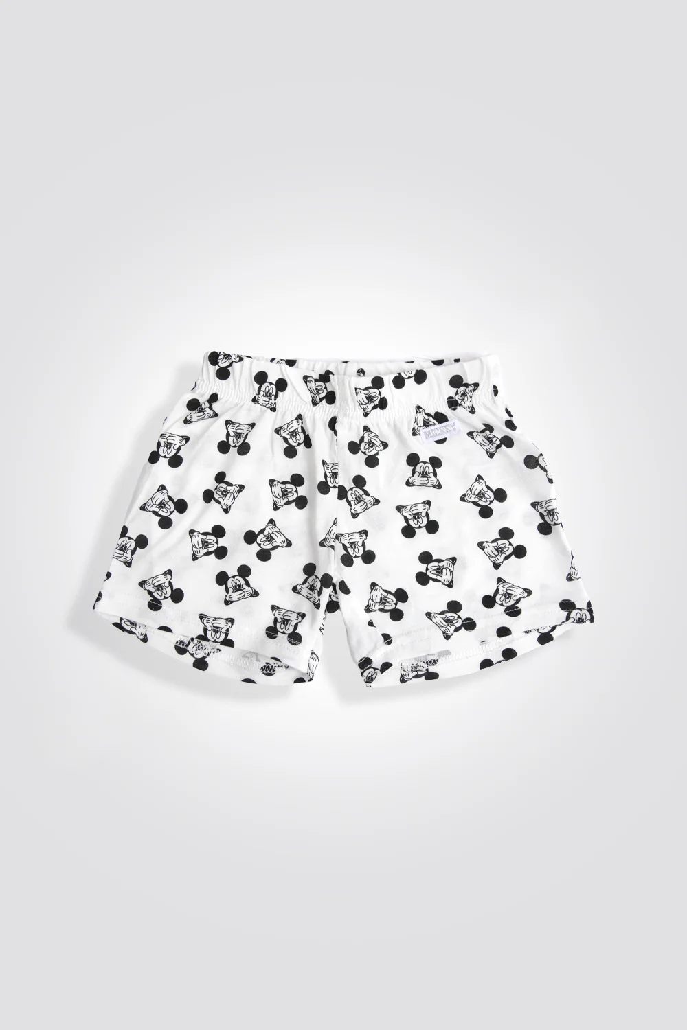 סט פיג’מה קצרה לבנות MICKEY MOUSE בצבע לבן - Image 3