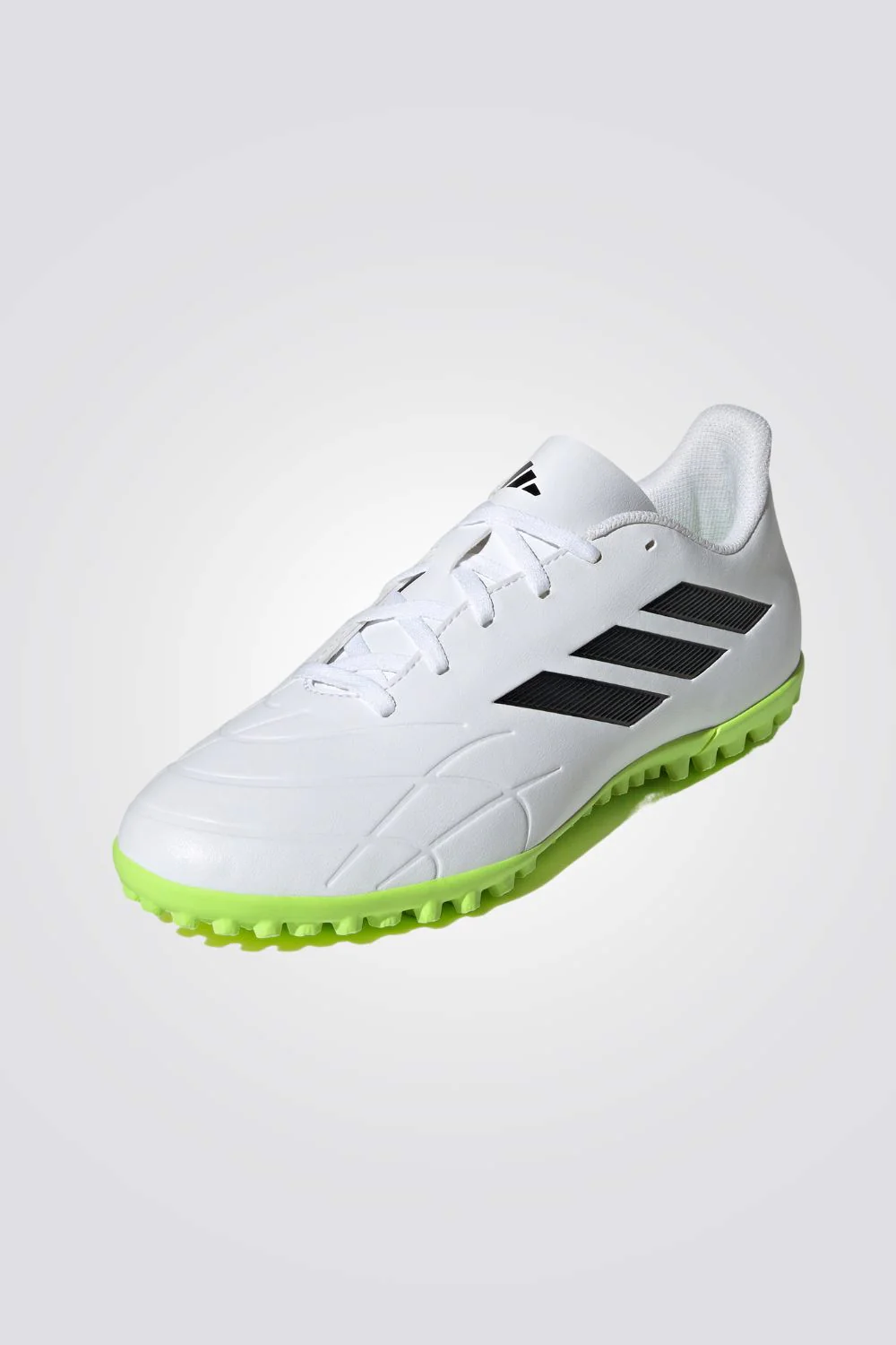 נעלי קטרגל לגברים COPA PURE.4 TURF בצבע לבן שחור וירוק זוהר - Image 3