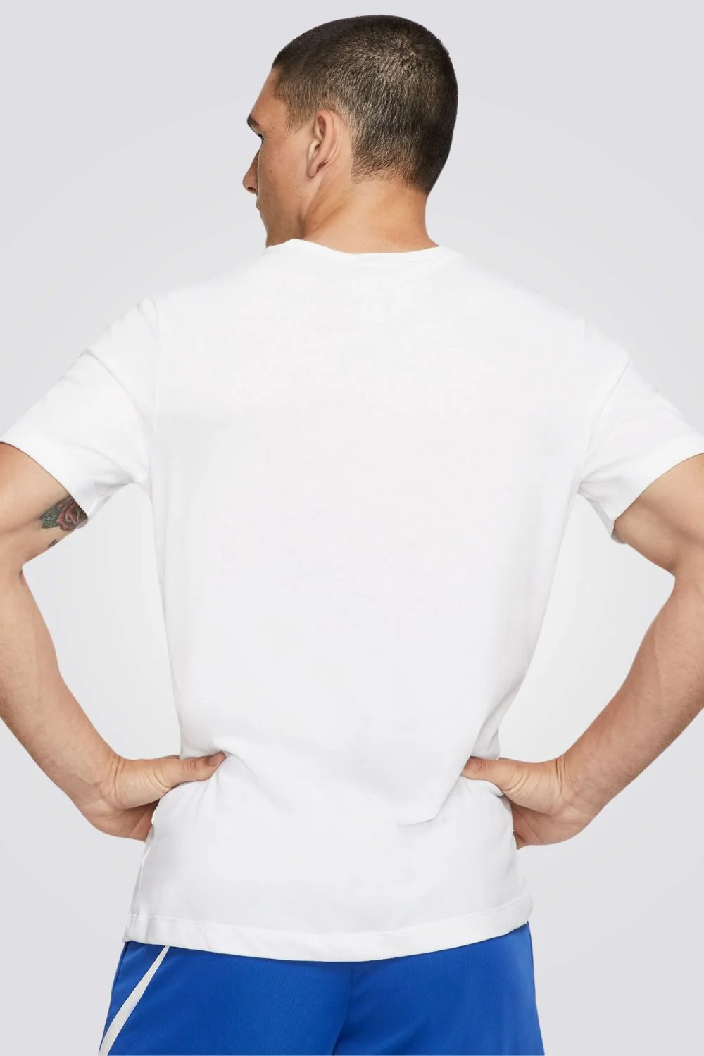 טישירט לגברים Dri-FIT בצבע לבן | נייקי - Image 2