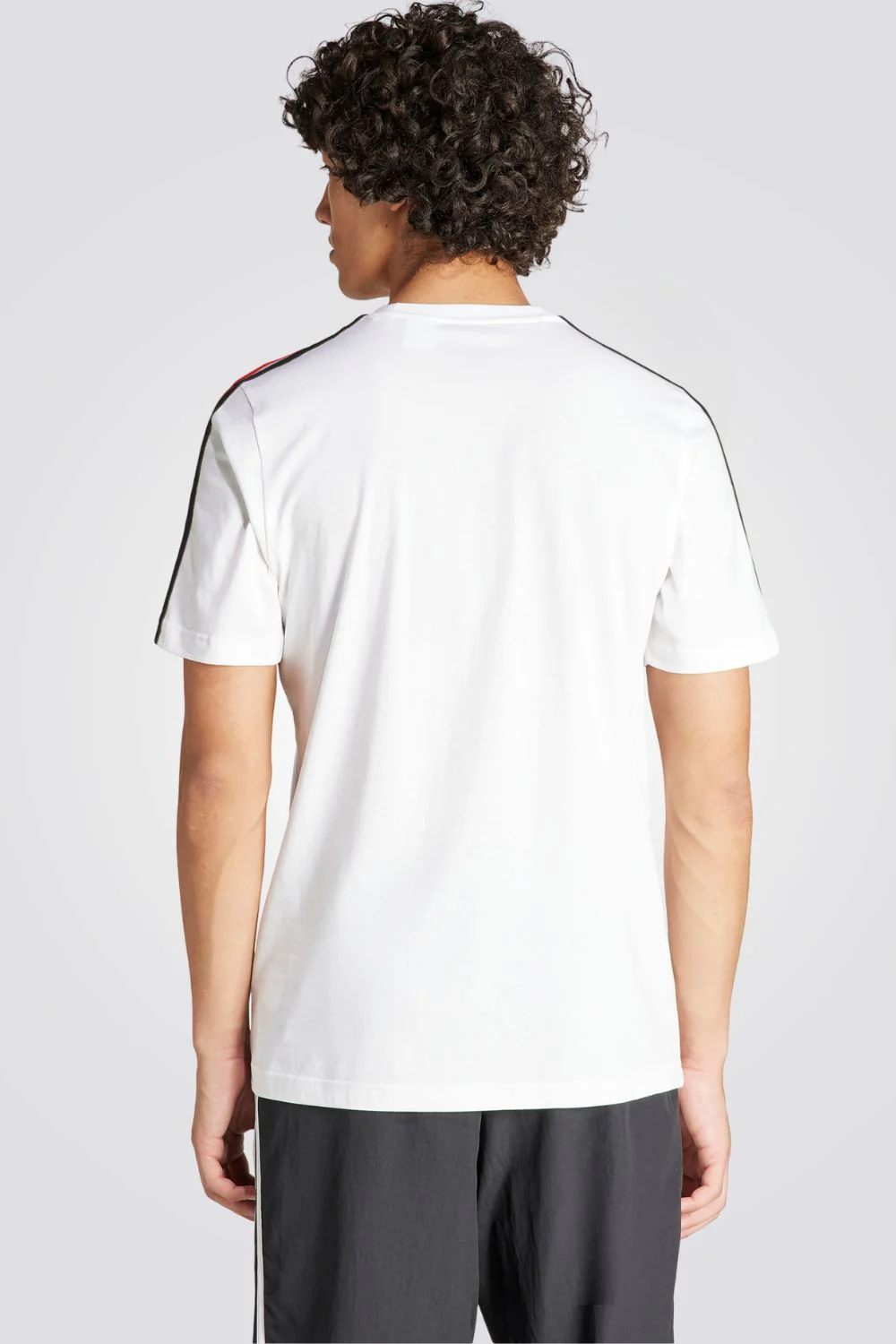 טישירט לגברים GERMANY DNA 3-STRIPES בצבע לבן - Image 2