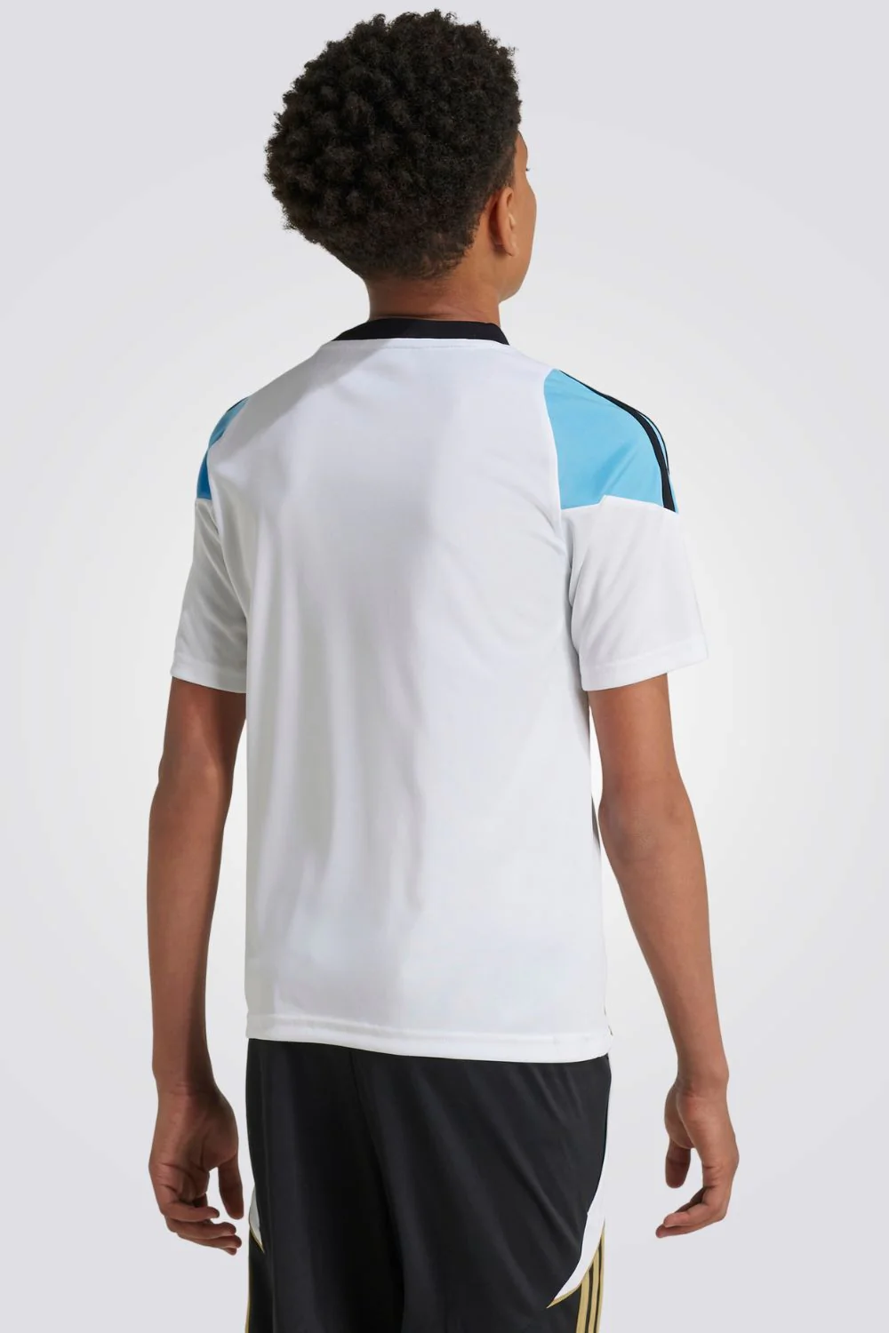 טישירט לילדים MESSI TRAINING JERSEY בצבע לבן ותכלת - Image 2