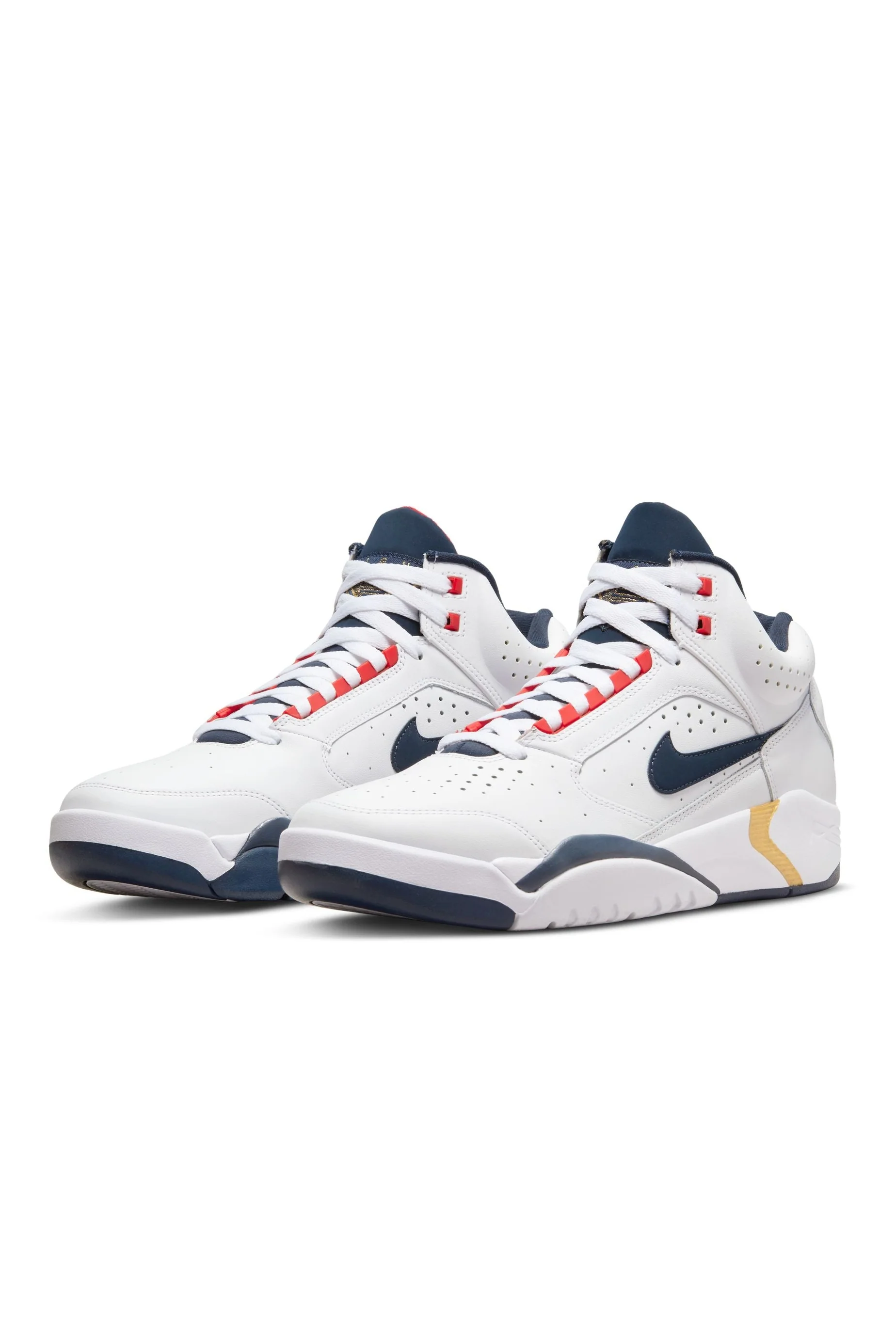 נעלי ספורט לגברים  Air Flight Lite Mid בצבע לבן ואדום - Image 3