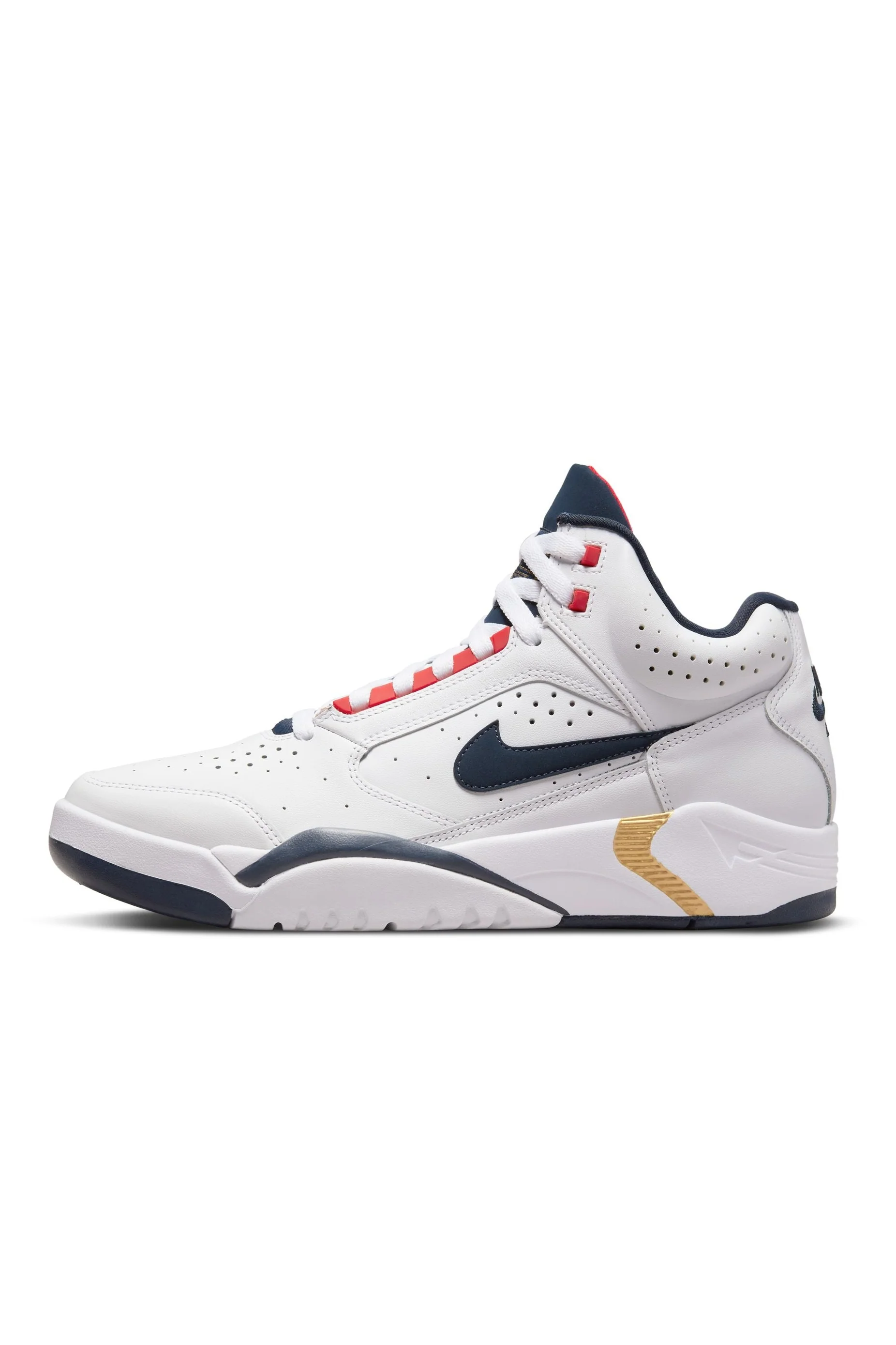 נעלי ספורט לגברים  Air Flight Lite Mid בצבע לבן ואדום - Image 6