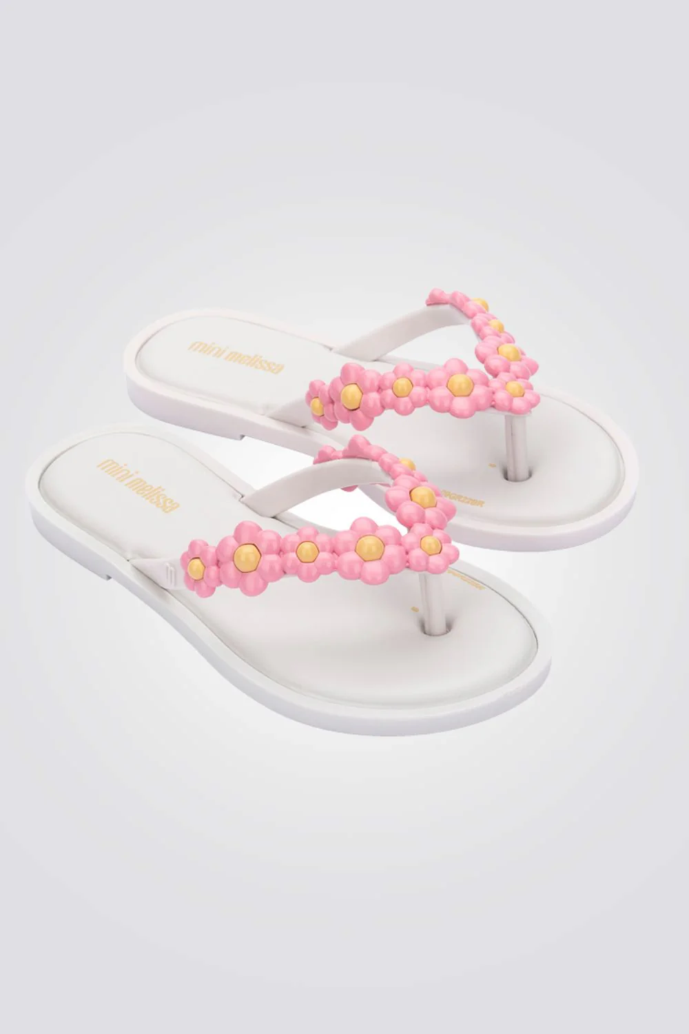 כפכפים לנערות FLIP FLOP SPRING בצבע לבן - Image 2