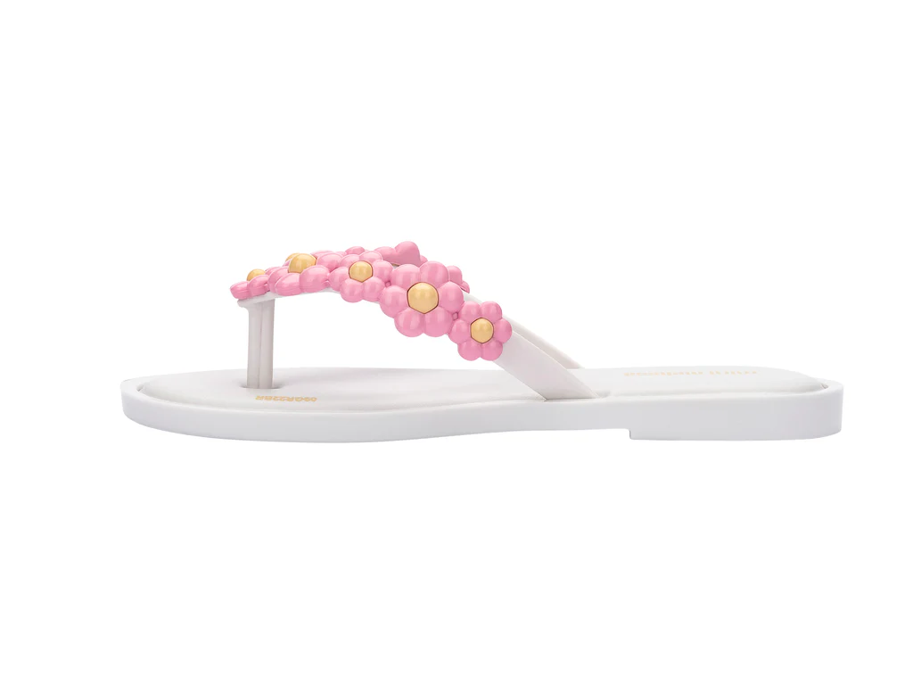 כפכפים לנערות FLIP FLOP SPRING בצבע לבן - Image 6