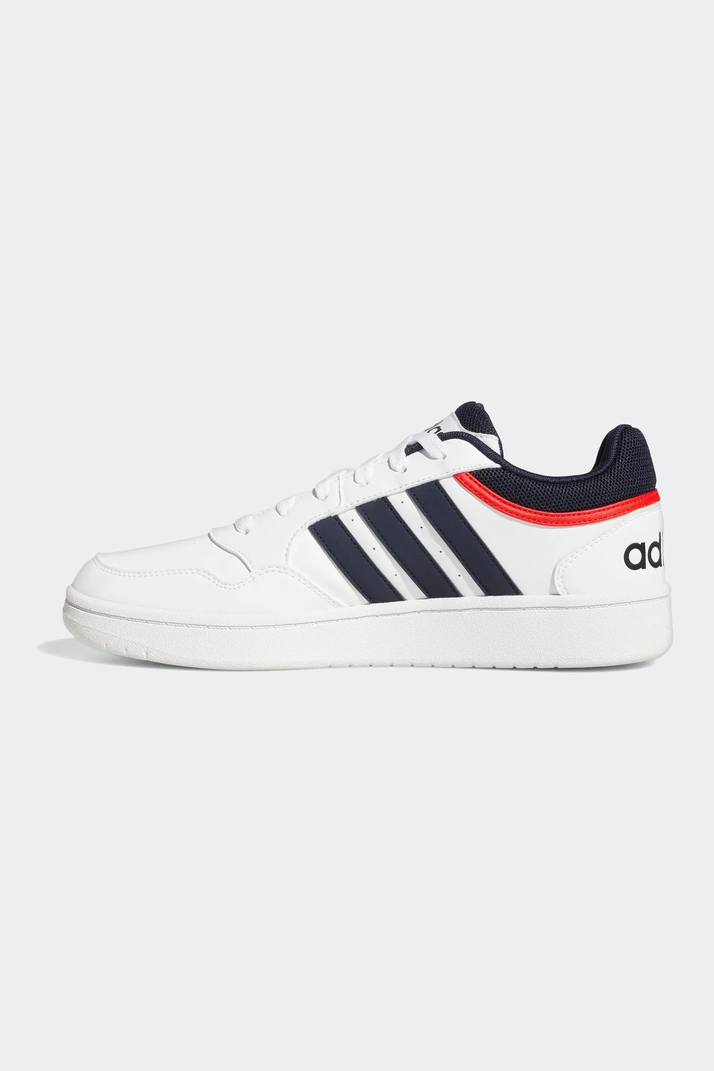 סניקרס לגברים HOOPS 3.0 LOW CLASSIC VINTAGE בצבע לבן ואדום - Image 6