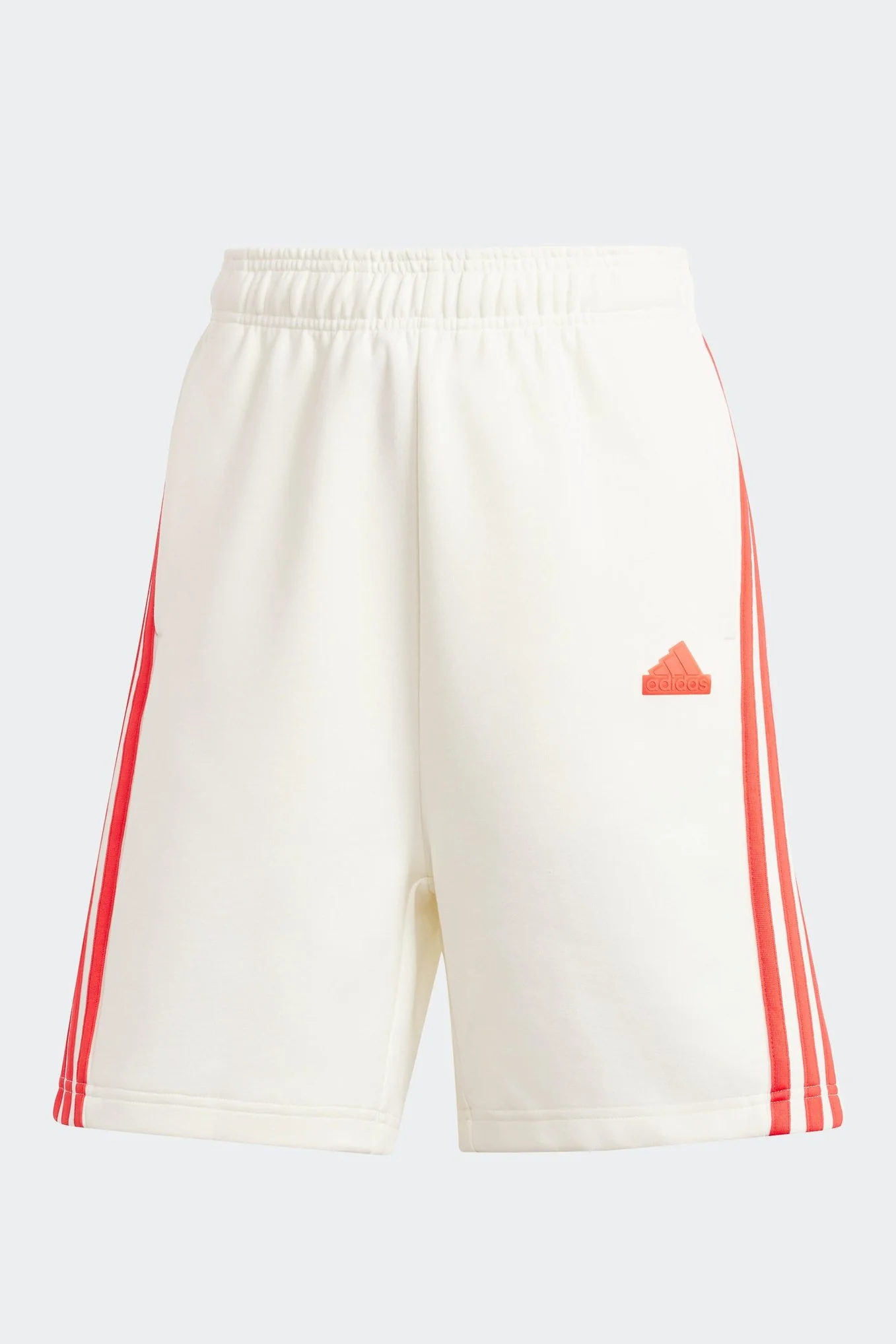 מכנסיים קצרים לנשים FUTURE ICONS 3-STRIPES בצבע לבן ואדום - Image 5