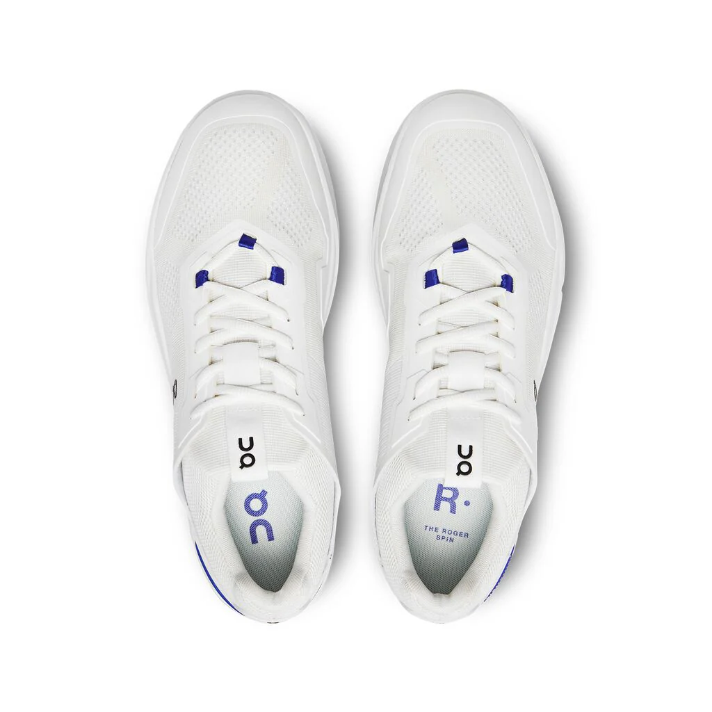 סניקרס לגברים THE ROGER Spin Undyed בצבע לבן וכחול - Image 5