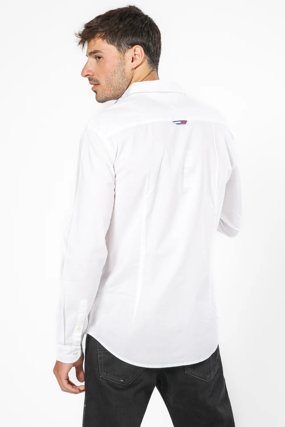 מכופתרת SLIM STRETCH OXFORD בצבע לבן | טומי הילפיגר - Image 4