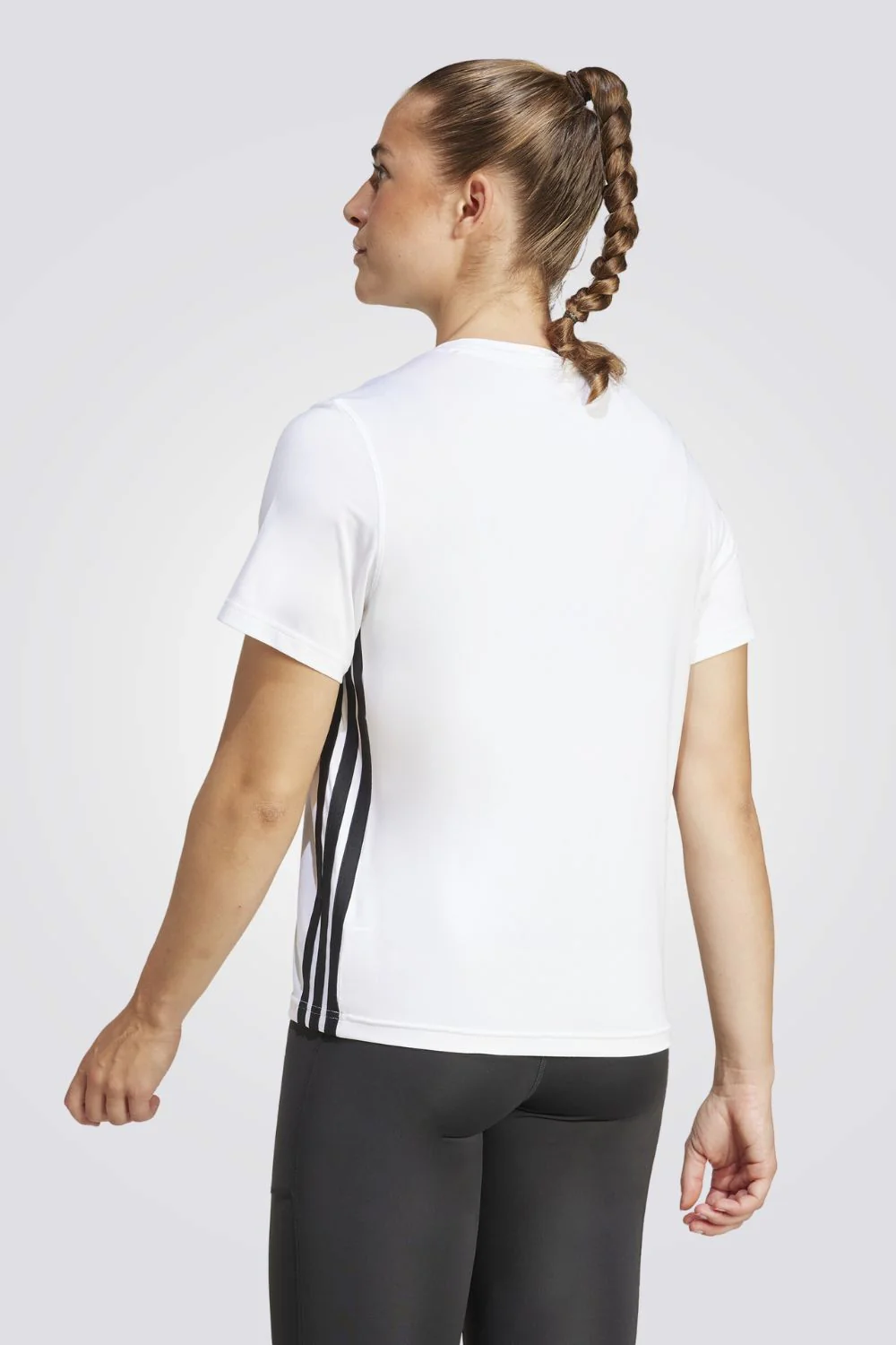 חולצת ספורט Stripes Workout Tee 3 לנשים - Image 2