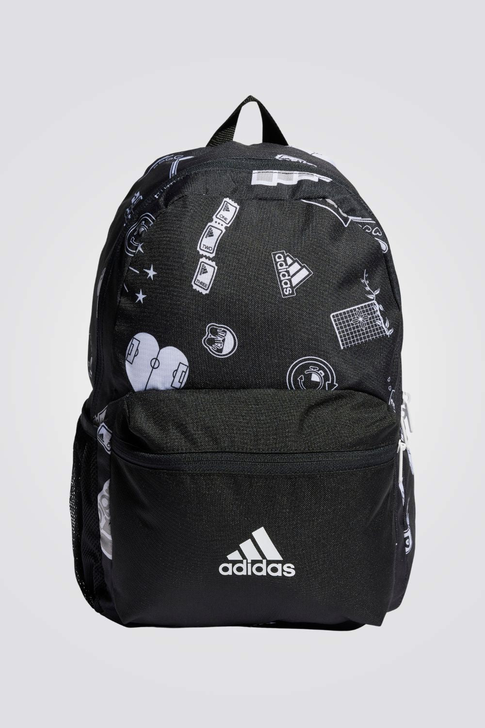 תיק גב לגברים Brand Love 20L בצבע שחור ולבן