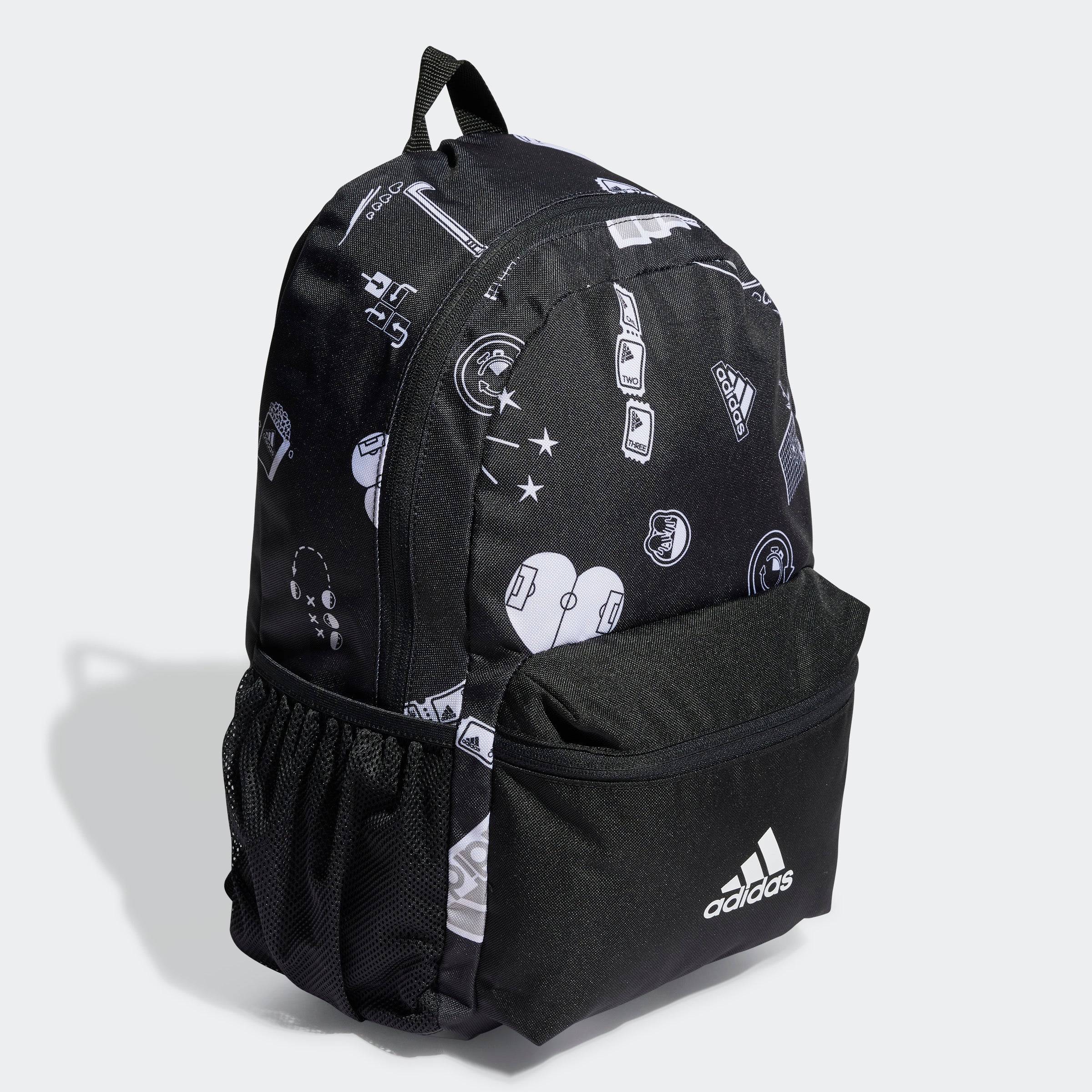 תיק גב לגברים Brand Love 20L בצבע שחור ולבן - Image 3